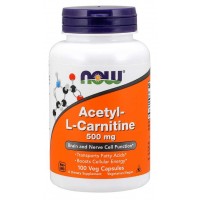 Acetyl L Carnitine 500mg 100 veg capsules Now Foods