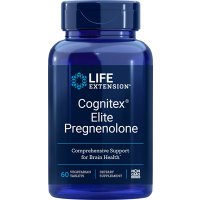 Life Extension Cognitex Elite, Pregnenolone, 60 veg tablets