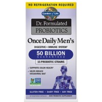 Probiotics Once Daily's Men's Probiotico para homens uma vez ao dia Dr Formulated GARDEN OF LIFE