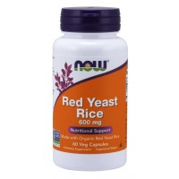 Red Yeast Rice 600 mg 60 Veg Capsules NOW Foods