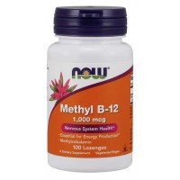 Methyl B12 1000mcg 100 lozenges NOW Foods